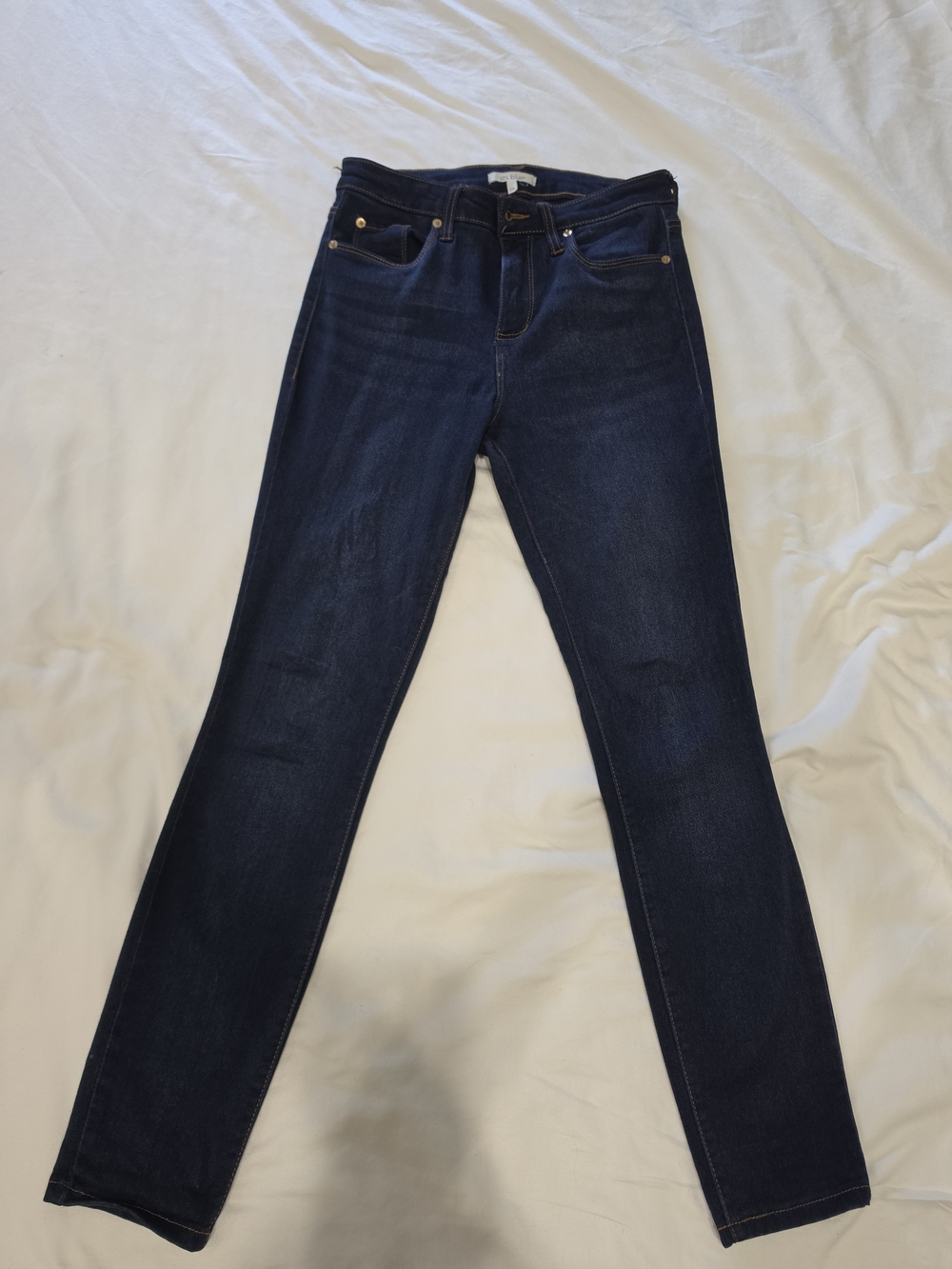 STS Blue High Rise Ankle Skinny Jeans Dark Wash Stretch Size 29